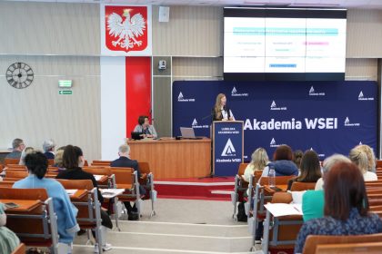 „Probleme de prevenire contemporană” intitulat: Psiholog la școală.” A XI-a conferință națională a Academiei WSEI din Lublin